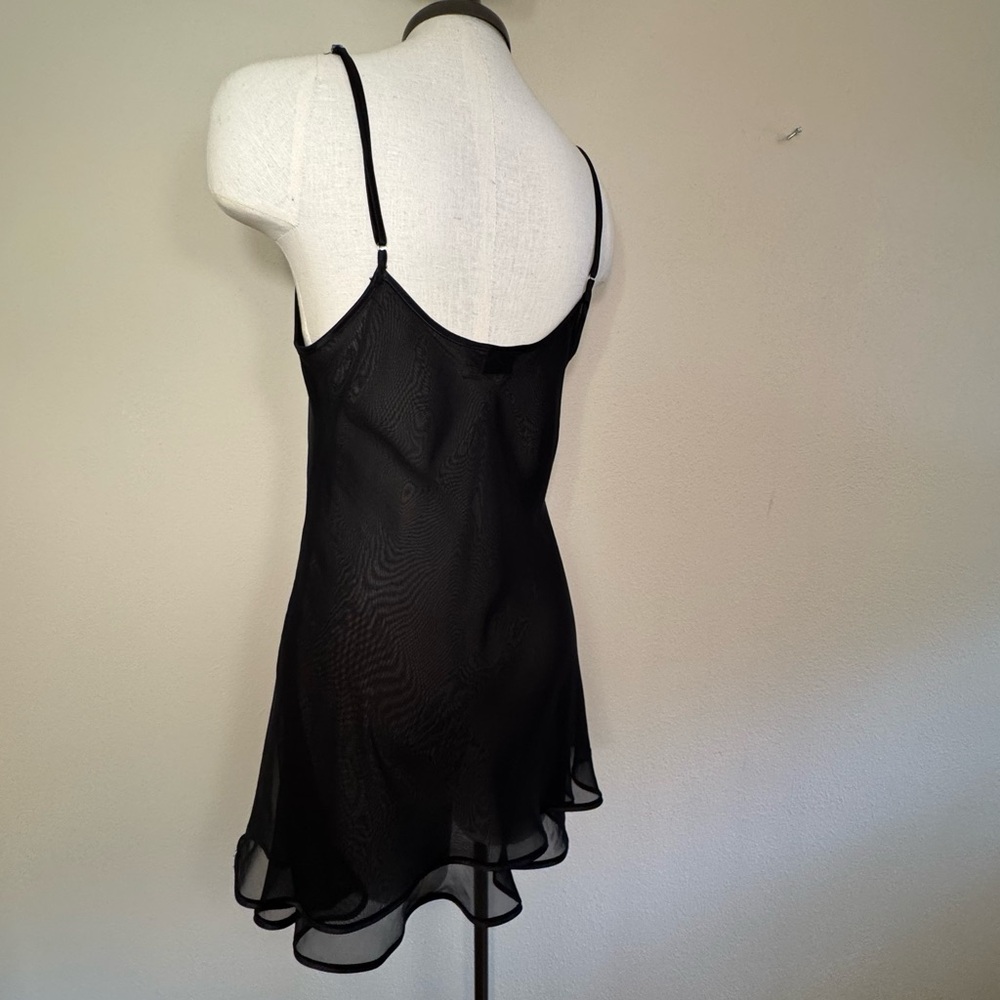 Frederick’s Of Hollywood Sheer Black Lingerie Nightgown - Picture 7 of 16